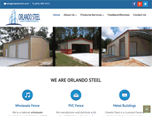 Tablet Screenshot of orlandosteel.com